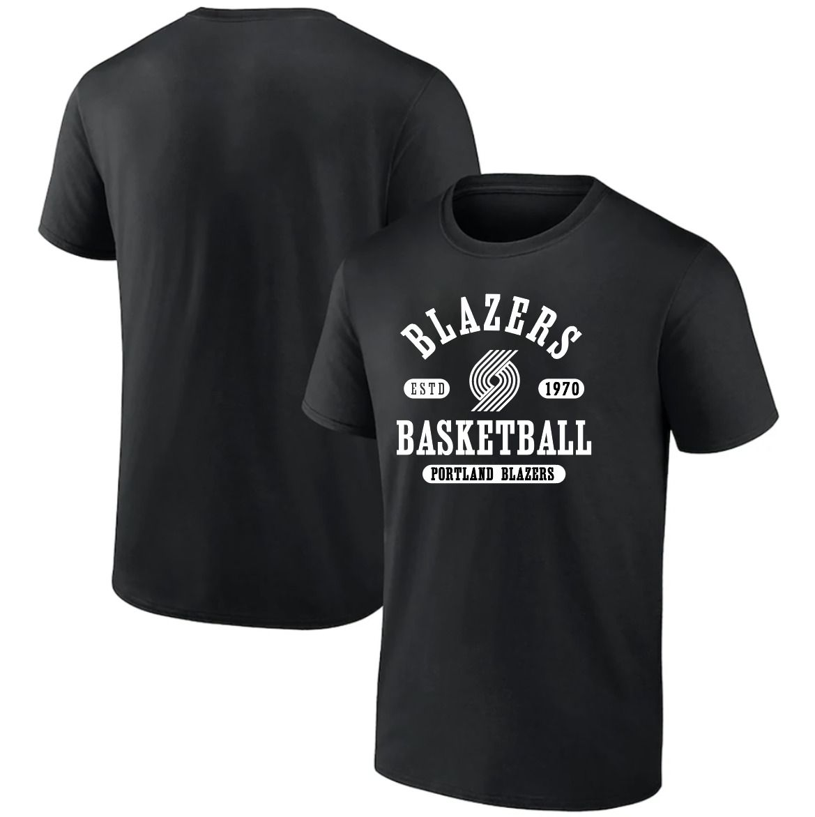 Men 2025 NBA Portland Trail Blazers Black T shirts style 041